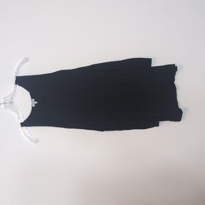 Tobi Open Sleeve Long Sleeve Black Mini Dress